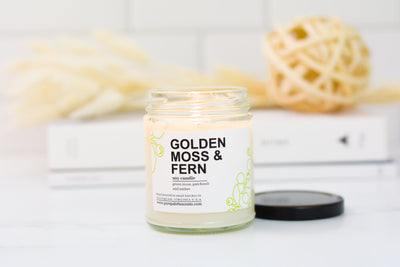 Golden Moss & Fern Soy Candle - Gift & Gather