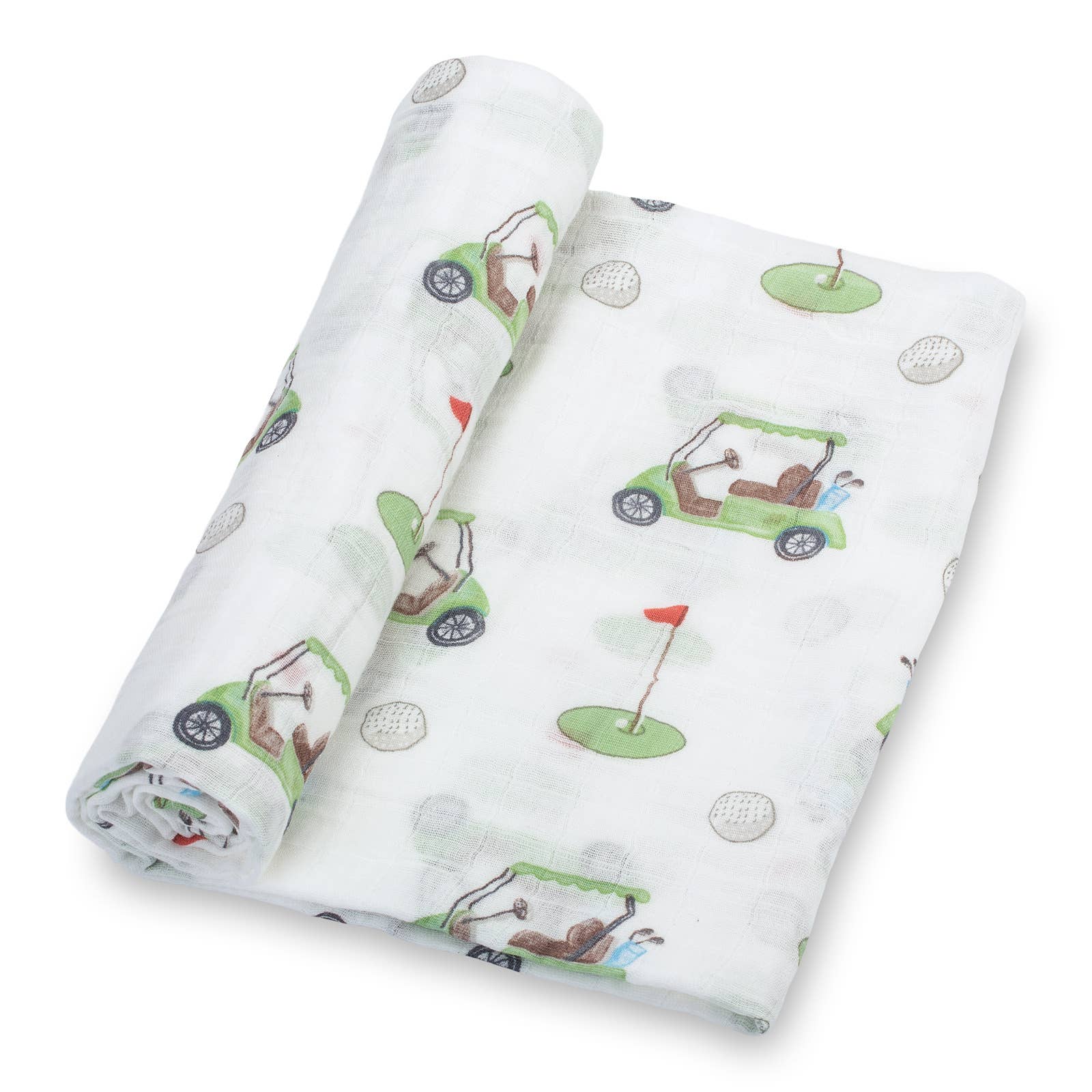 Golf A Round Baby Swaddle Blanket - Gift & Gather