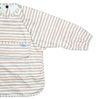 Grayson Long Sleeve Bib - Brush Stripes - Gift & Gather