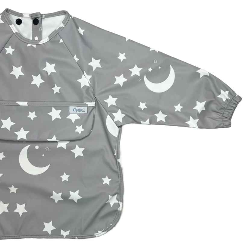 Grayson Long Sleeve Bib - Starry Night - Gift & Gather