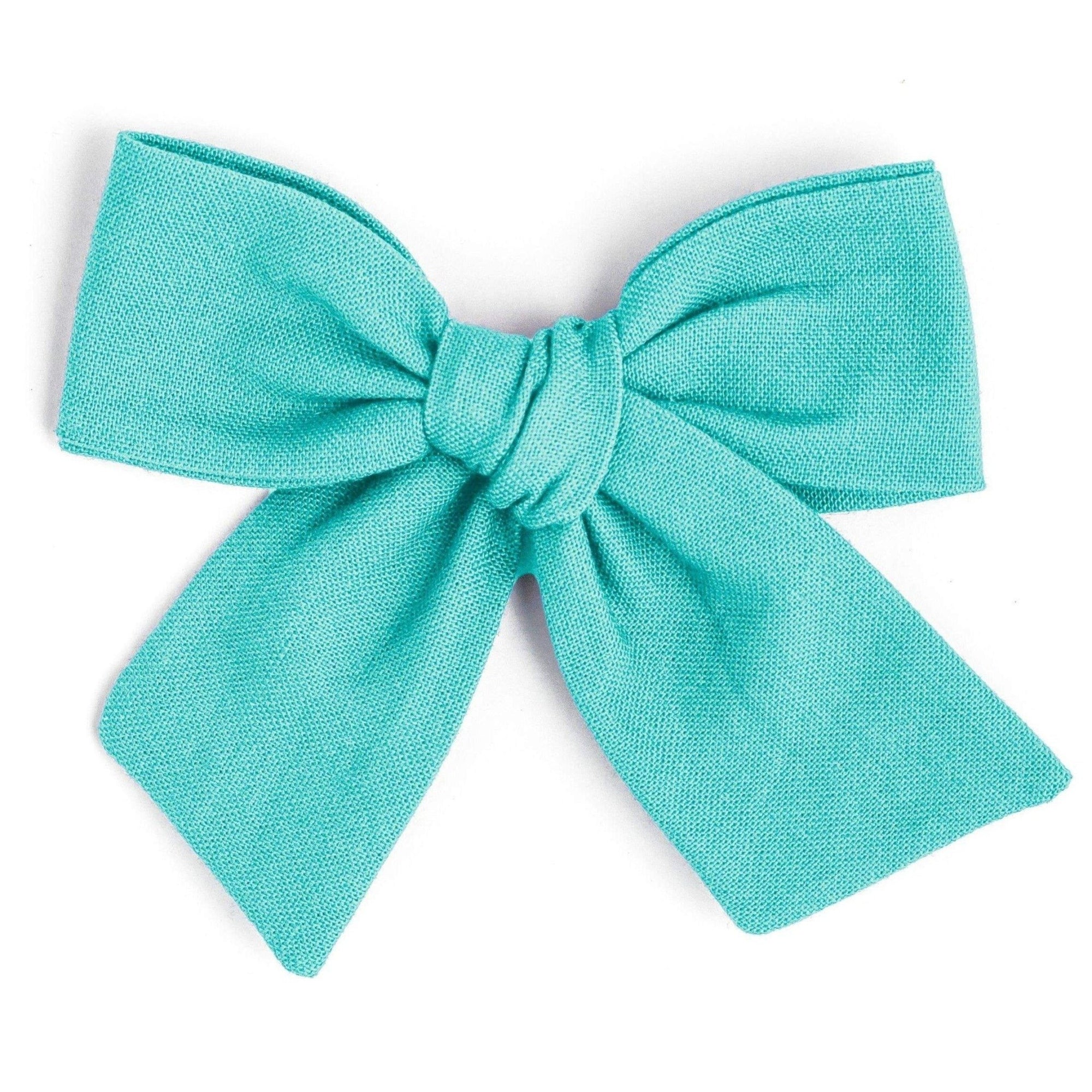 Hair Bow - Aqua - Gift & Gather