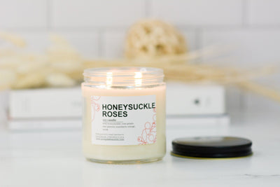 Honeysuckle & Roses Soy Candle - Gift & Gather