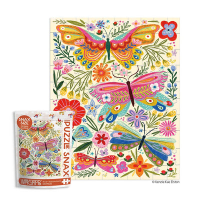 Jigsaw Puzzle - 100 Piece - Butterfly Floral - Gift & Gather