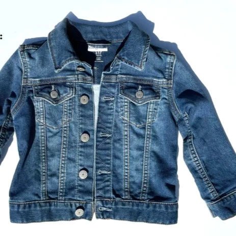 Kids Hand Painted Denim Jacket - Sunshine - Gift & Gather