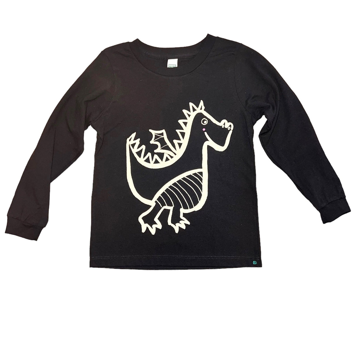 Kids Shirt - Dragon - Long Sleeve - Black - Gift & Gather