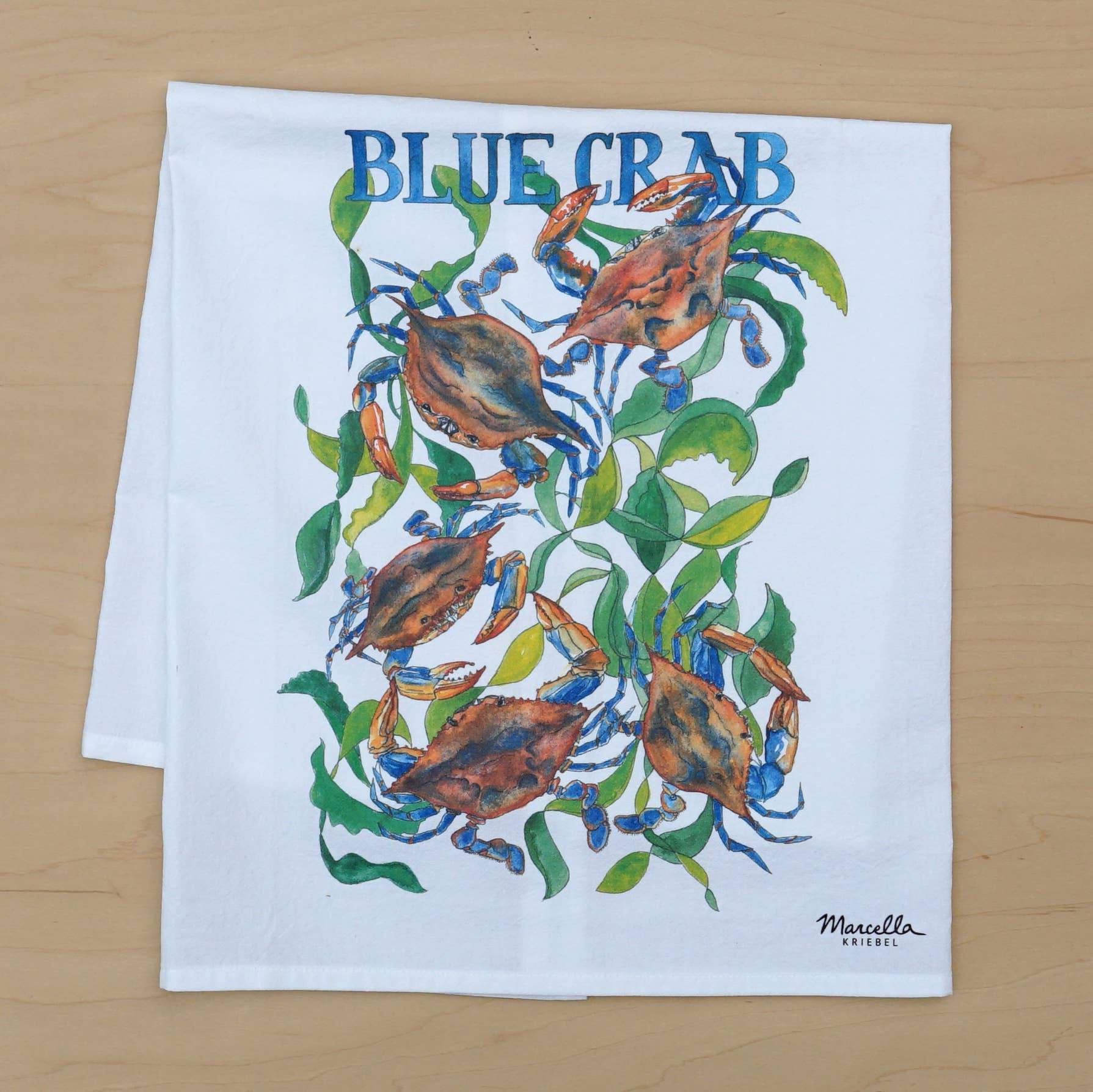 Kitchen Towel - Blue Crab - Gift & Gather