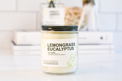 Lemongrass Eucalyptus Soy Candle - Gift & Gather