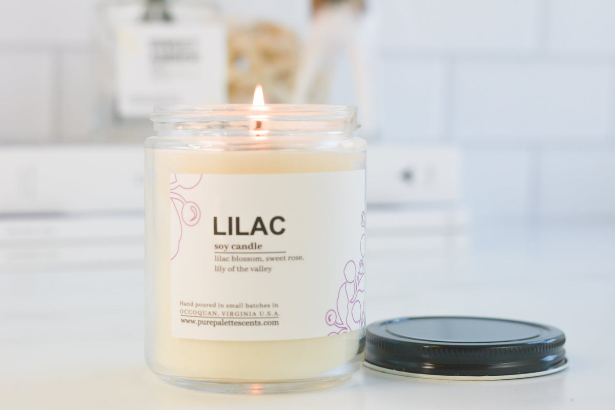 Lilac Soy Candle - Gift & Gather