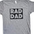 Men's Tee - Rad Dad - Athletic Grey/Matte Black Block - Gift & Gather