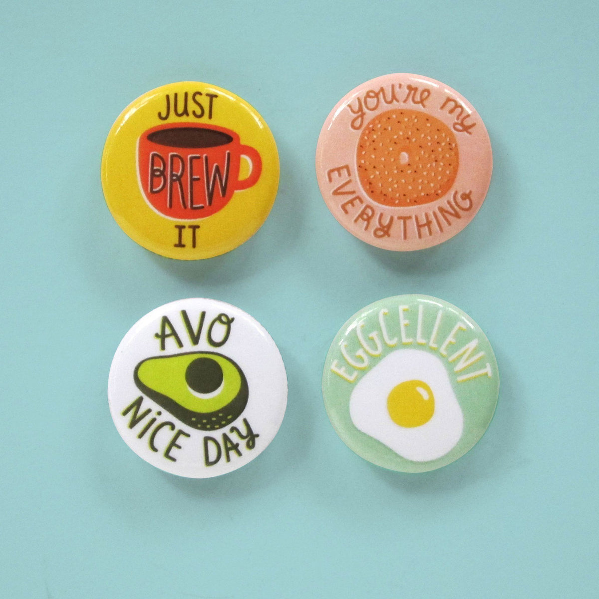 Mini Magnet Set - Breakfast Time - Gift & Gather