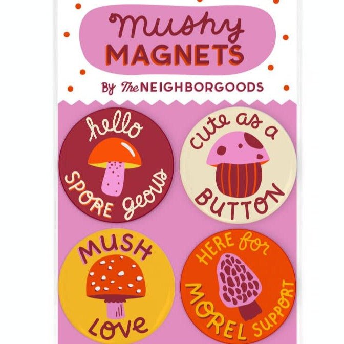 Mini Magnet Set - Mushroom - Gift & Gather