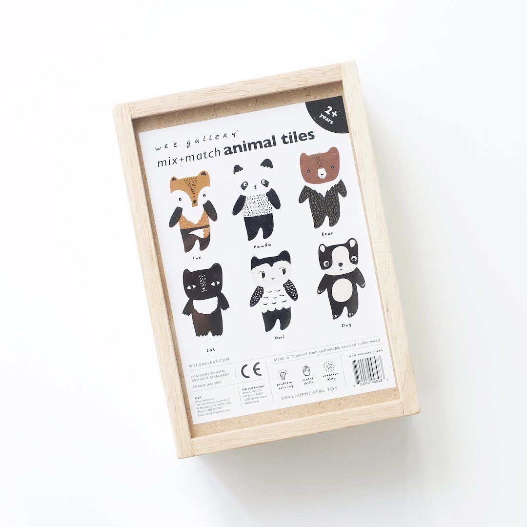 Mix & Match Animal Tiles - Gift & Gather