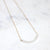 Necklace - Anna - Quartz - Gold - Gift & Gather