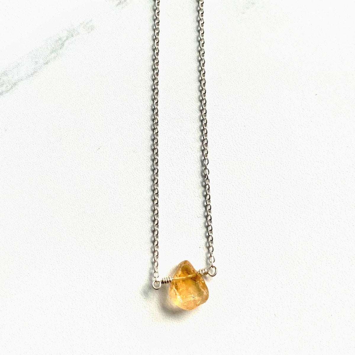 Necklace - Crystal Aura - Citrine - Gift & Gather