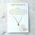 Necklace - Healing Stone on Quote Cards - Gift & Gather