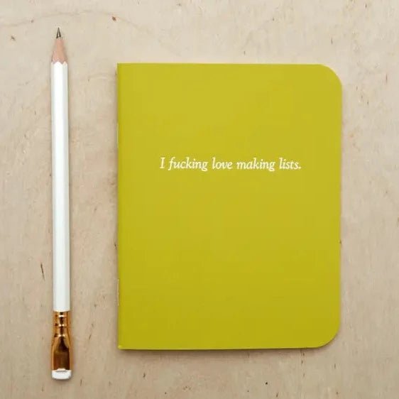 Notebook - I Fucking Love Making Lists - Gift & Gather