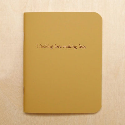 Notebook - I Fucking Love Making Lists - Gift & Gather