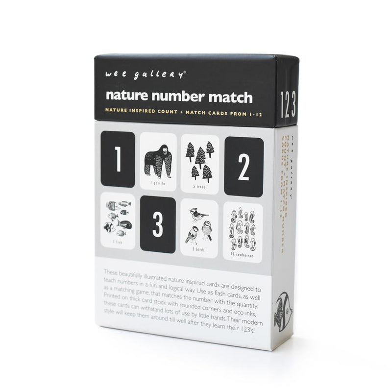 Number Cards - Nature Gift & Gather Wee Gallery 