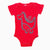 Onesie - Dragon - Short Sleeve - Red - Gift & Gather