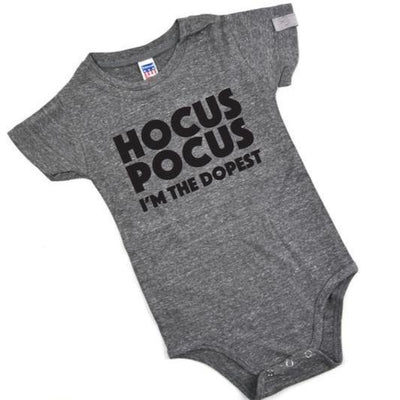 Onesie - Hocus Pocus - Athletic Grey/Black Glitter - Gift & Gather