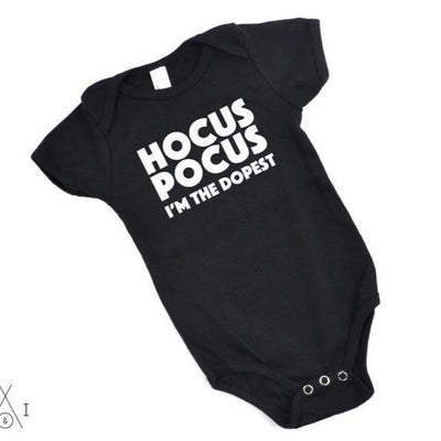 Onesie - Hocus Pocus - Black/Matte White - Gift & Gather