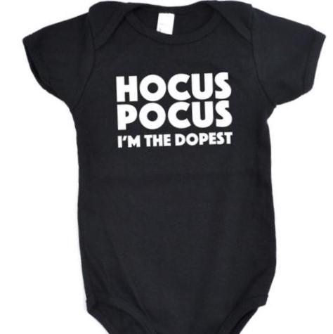 Onesie - Hocus Pocus - Black/Matte White - Gift & Gather