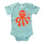 Onesie - Octopus - Short Sleeve - Moroccan Blue - Gift & Gather