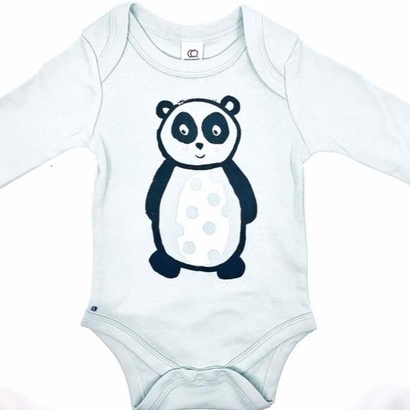 Onesie - Panda - Long Sleeve - Mint - Gift & Gather