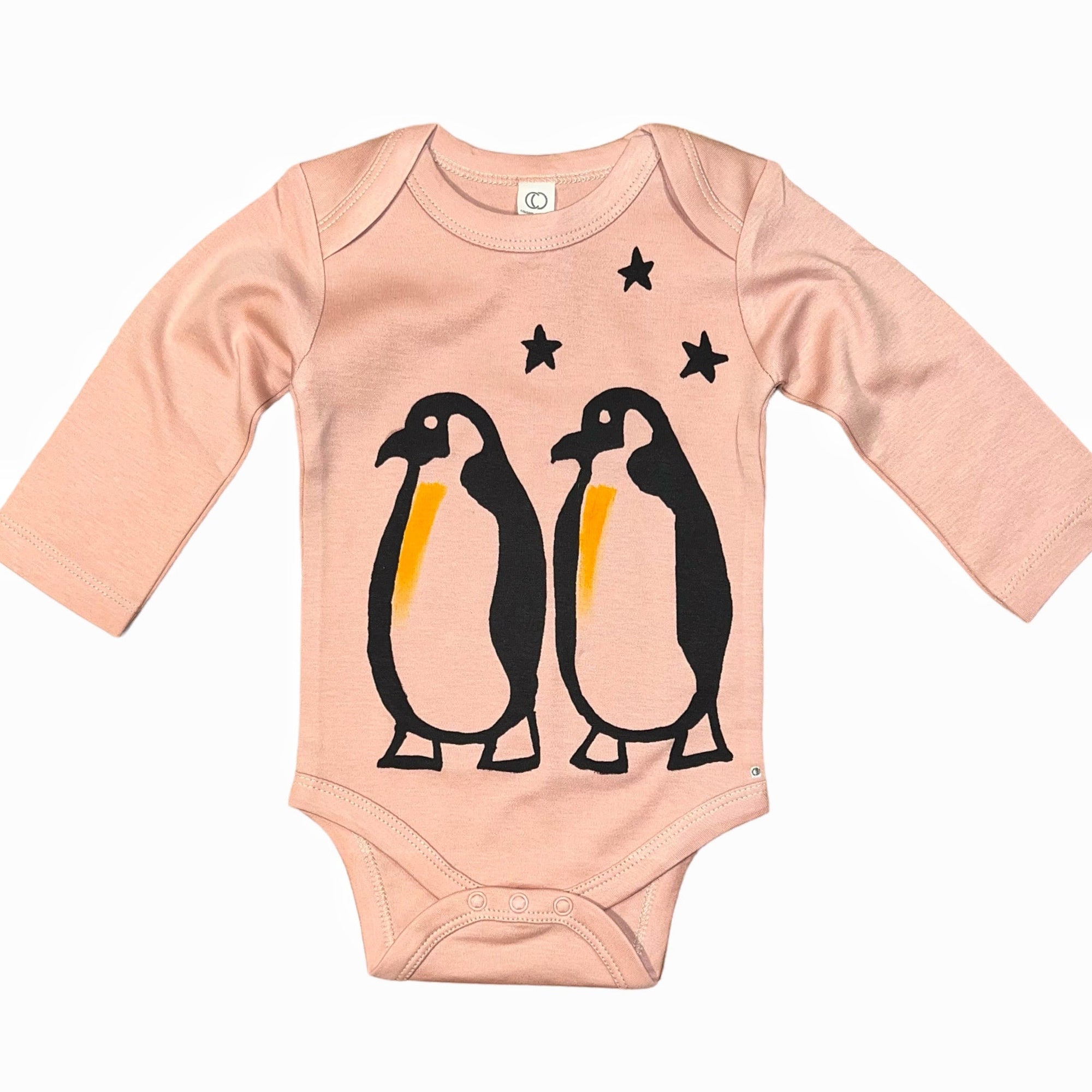 Onesie - Penguin - Long Sleeve - Blush - Gift & Gather