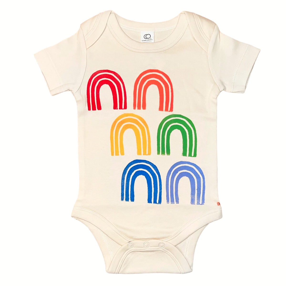 Onesie - Rainbow Pride - Short Sleeve - Cream - Gift & Gather