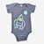 Onesie - Rocket - Short Sleeve - Pacific Blue - Gift & Gather