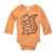 Onesie - Squirrel - Long Sleeve - Ginger - Gift & Gather