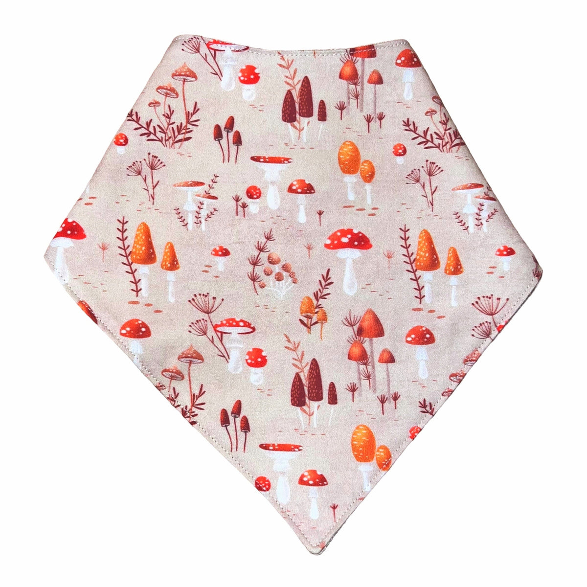 Organic Drool Bandana Bib - Autumn Mushroom - Gift & Gather