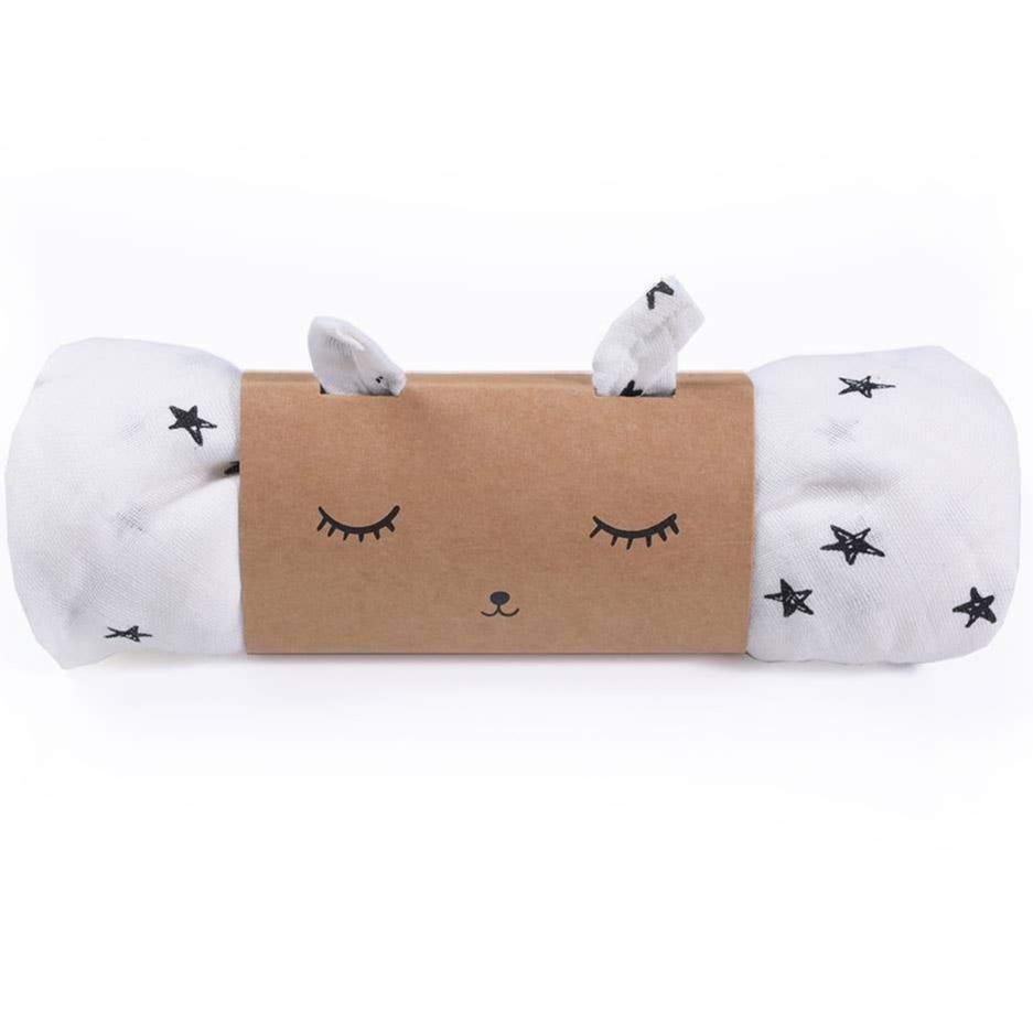 Organic Muslin Swaddle - Star - Gift & Gather