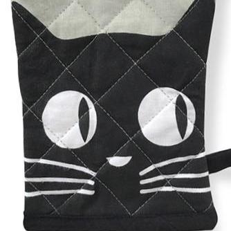 Oven Mitt - Big Eyes Cat - Gift & Gather