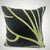 Pillow Cover Square - Black - Mid Century River Walk - Gift & Gather