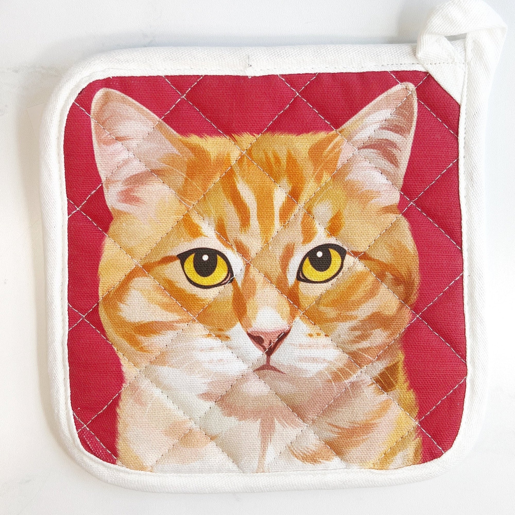 Pot Holder - Orange Tabby - Gift & Gather