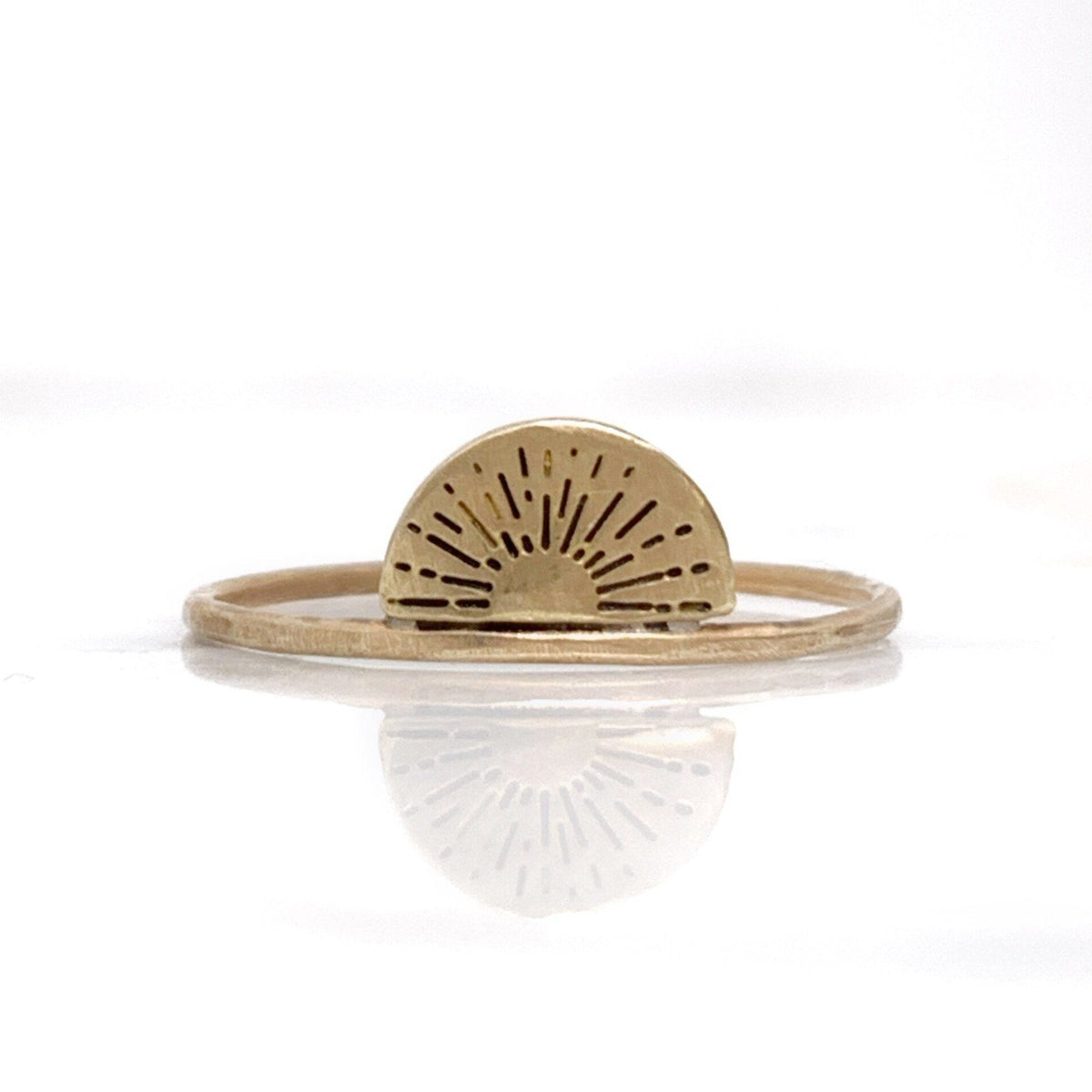 Ring - Sun - Brass - Gift & Gather