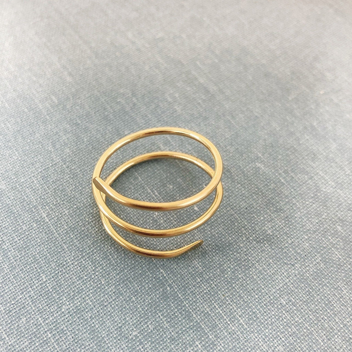 Ring - Three Wrap - 14k Gold Filled - Gift & Gather