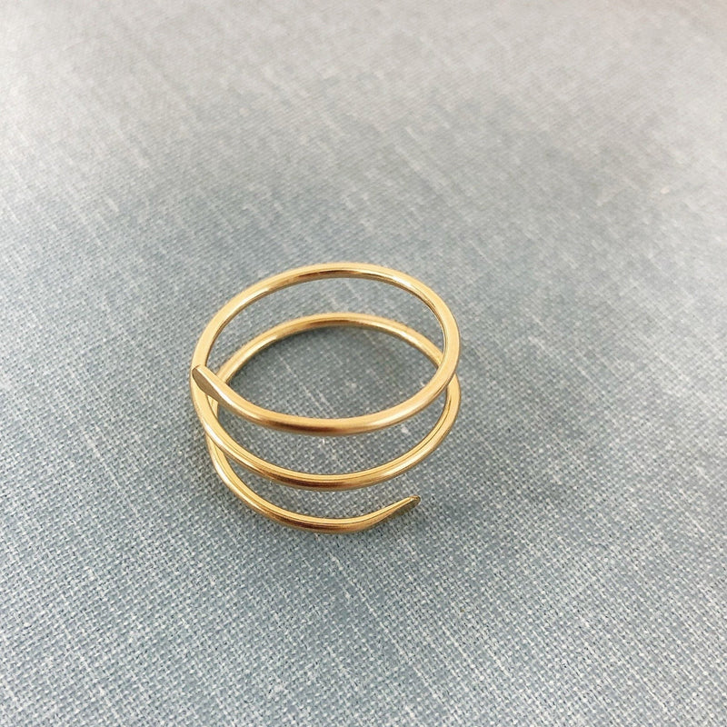 Ring - Three Wrap - 14k Gold Filled - Gift & Gather