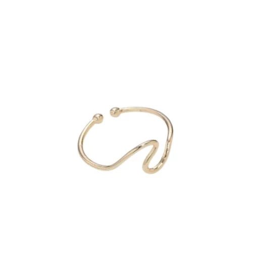 Ring - Wavy - 18k Gold Filled - Gift & Gather