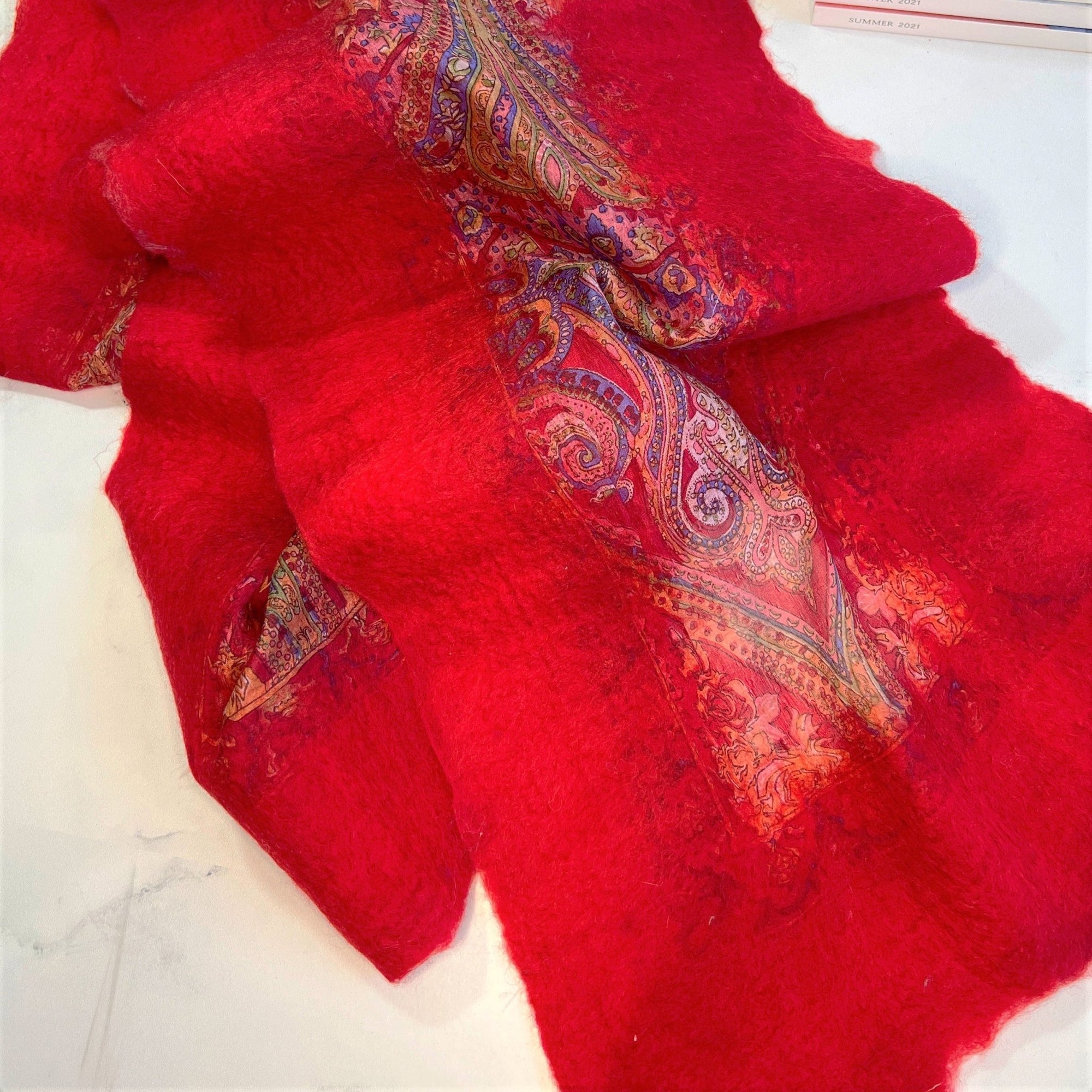 Scarf Small - Apple Red - Gift & Gather