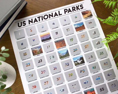 Scratch-Off Poster - National Parks - Gift & Gather