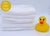 Splish Splash - Baby Toddler Washcloth 6 Pack: White - Gift & Gather