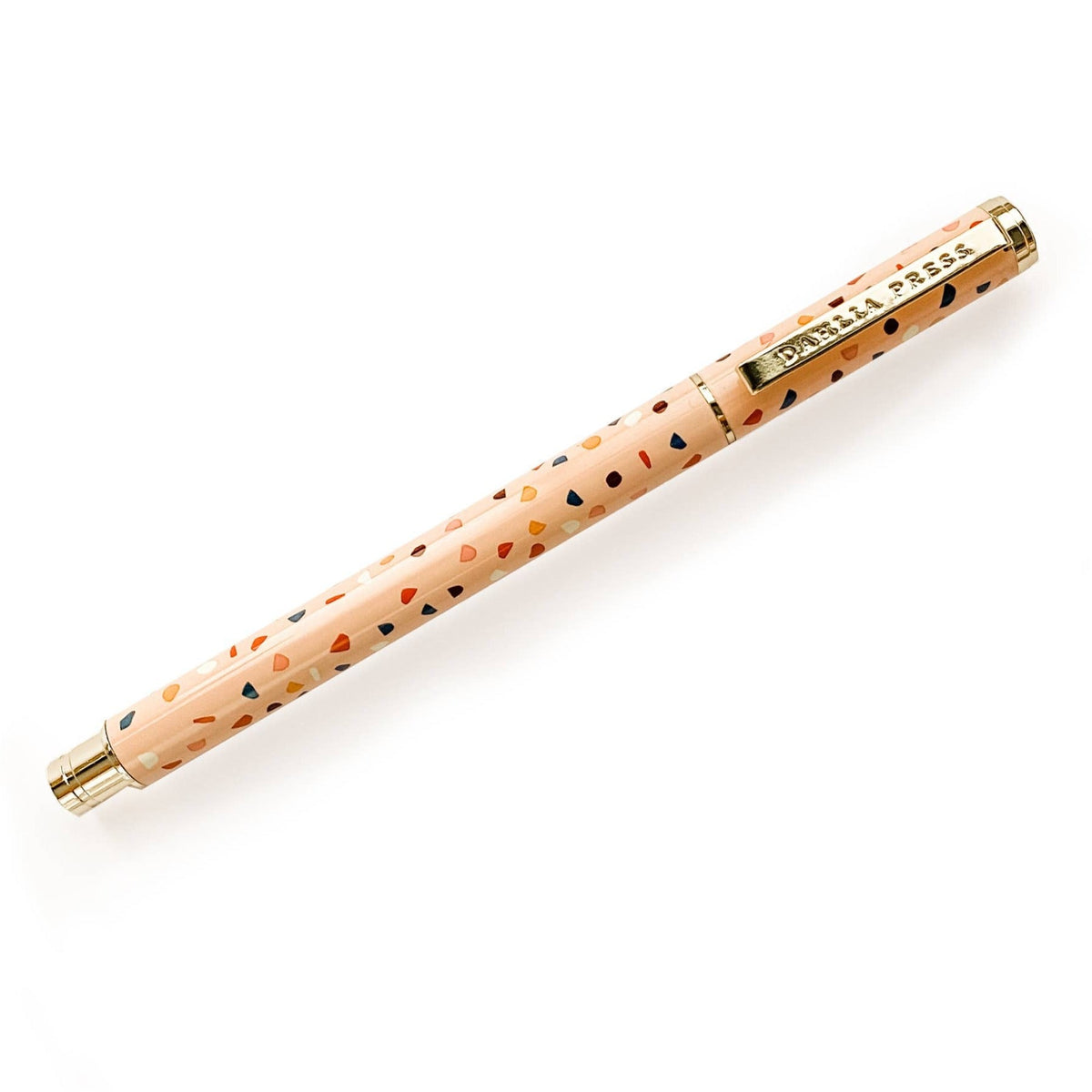 Stainless Steel Rollerball Gel Pen - Terrazzo Pen - Gift & Gather