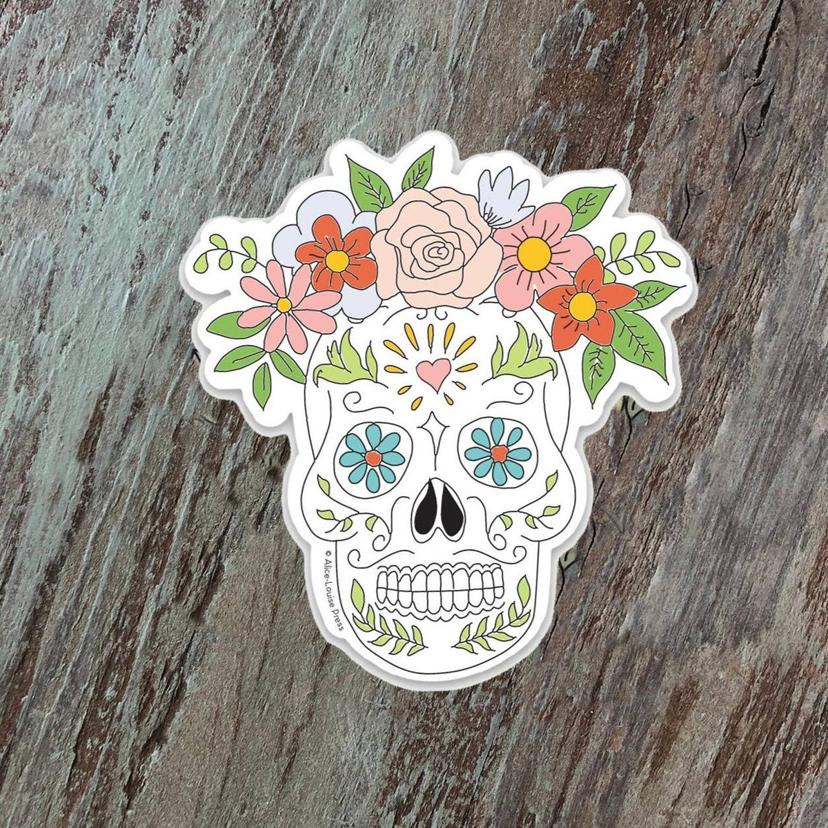 Sticker - Sugar Skull - Gift & Gather