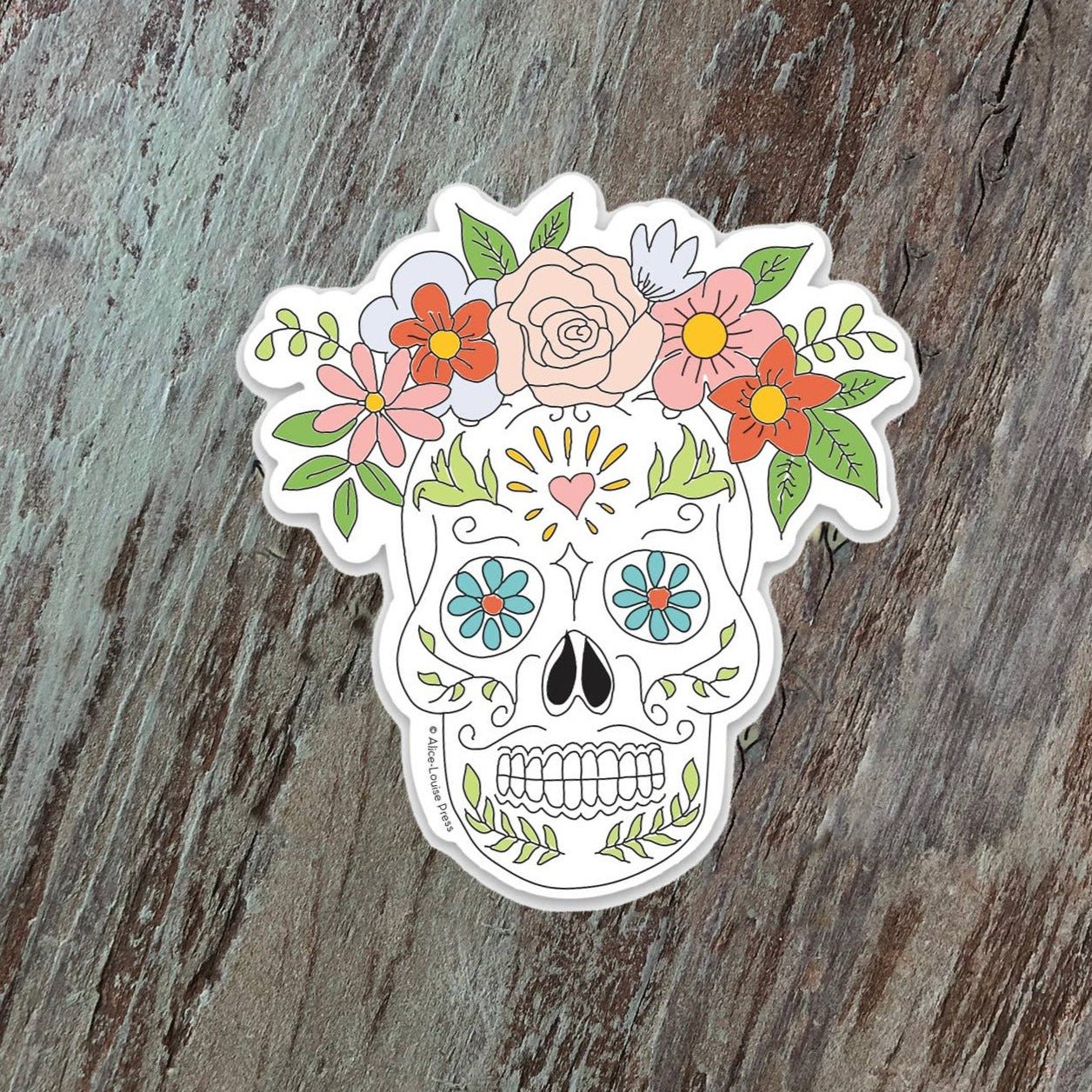 Sticker - Sugar Skull - Gift & Gather