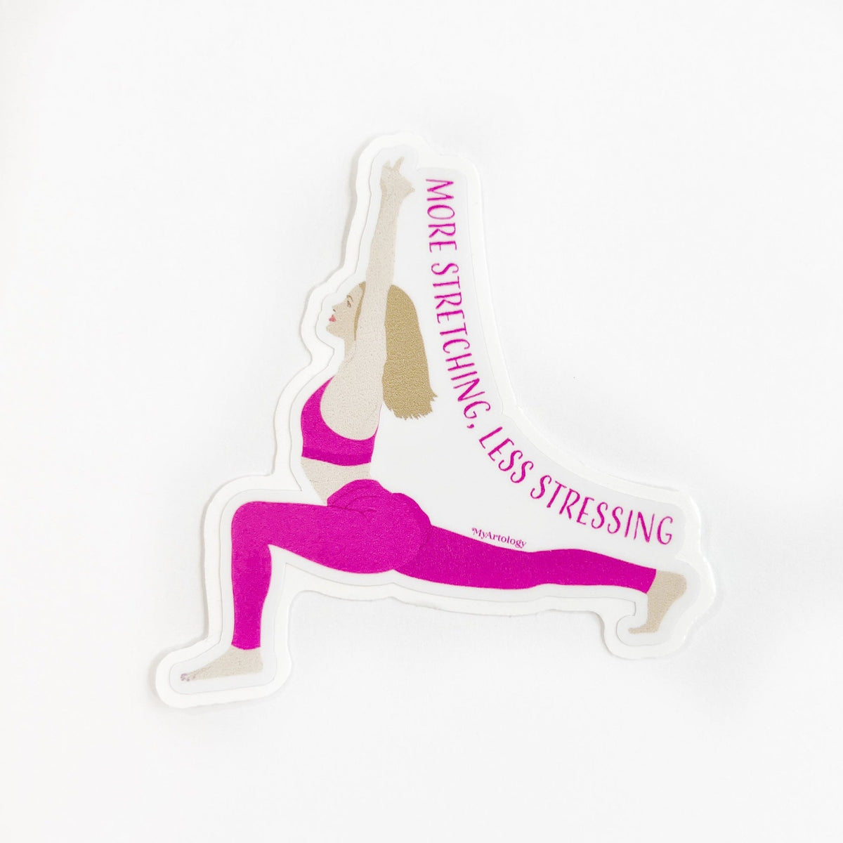 Sticker - Warrior Yoga Pose - Gift & Gather