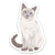 Sticker - White Cat - Gift & Gather