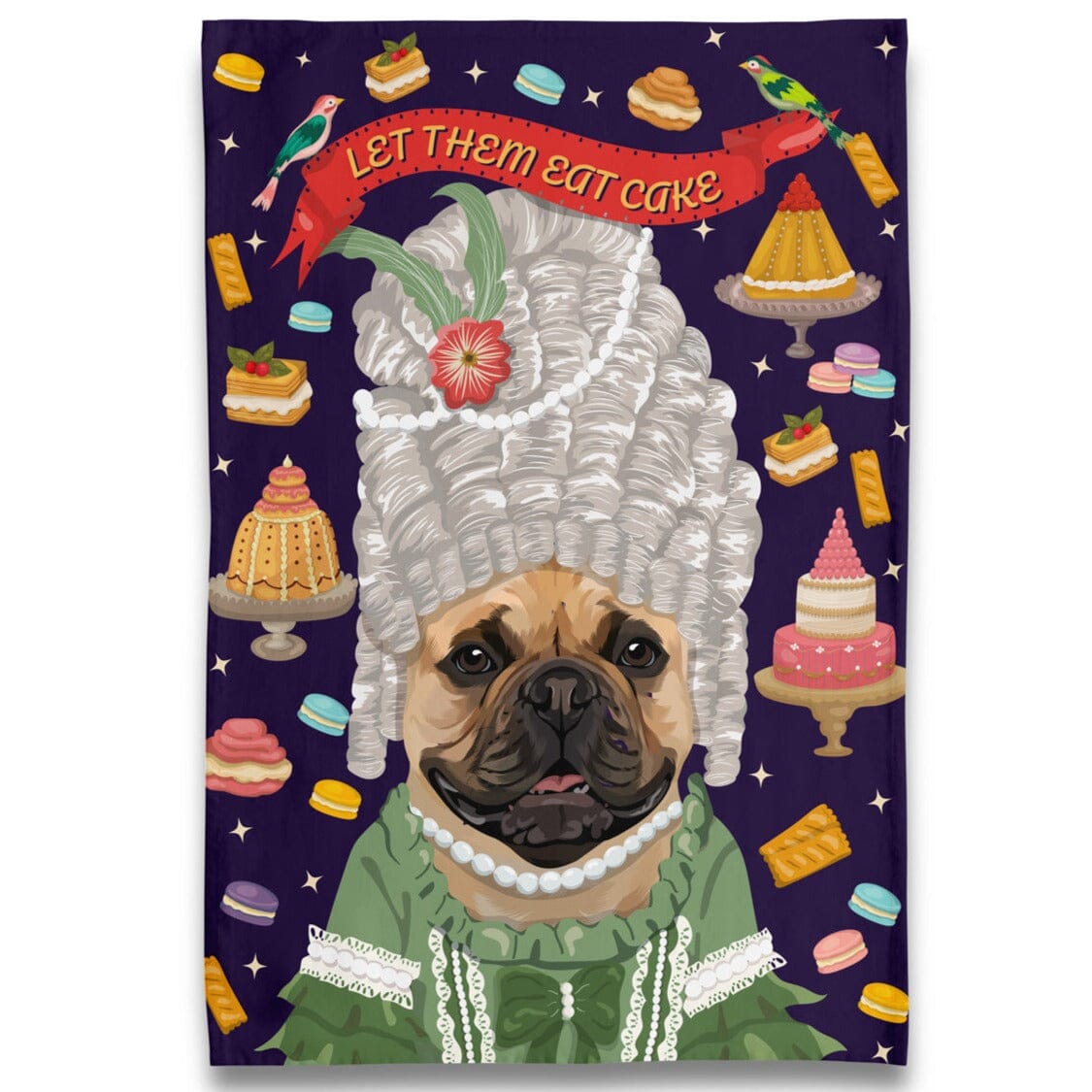 Tea Towel - Frenchie Antoinette - Gift & Gather